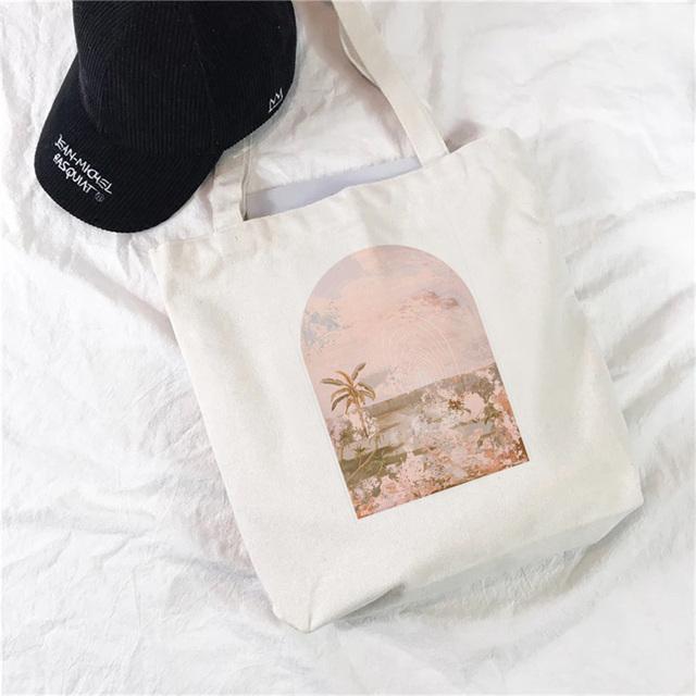 Харадзюку Каваи Женские Сумки-Тоут Складные Сумки для Шопинга Женские Дизайнерские Сумки-Тоут для Шопинга Сумки для Шопинга Милые с Принтом Шопинг