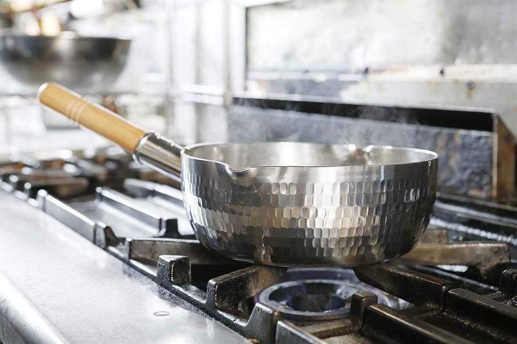 Алюминиевый ковш Юкихира EBM 15 см (Полированная отделка)