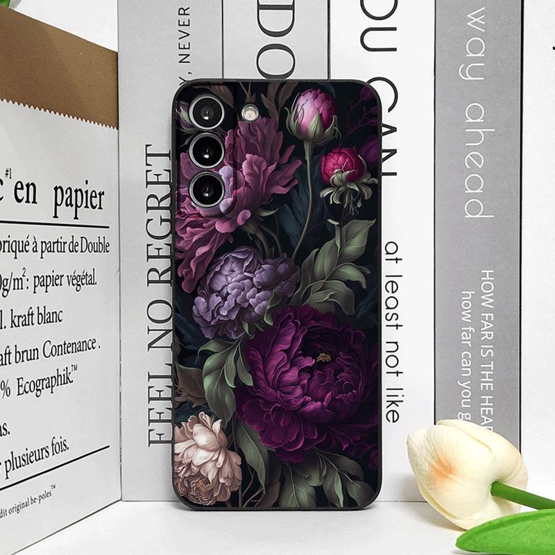 Винтажный Цветочный Узор Пион Чехол для Телефона для Google Pixel 9A 8 A 7A 6 A 7 PRO 8 9 Pro XL 4G 5G Ударопрочный Мягкий Чехол