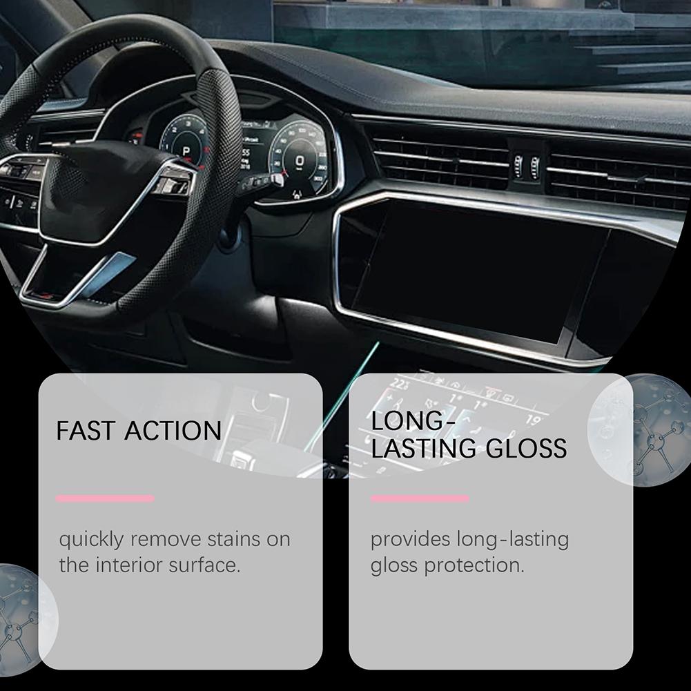 100 мл Полироль для салона автомобиля Очиститель для блеска автомобиля Спрей для детализации салона Защита от выцветания цвета Восстановление Уход за автомобилем Детейлинг-спрей
