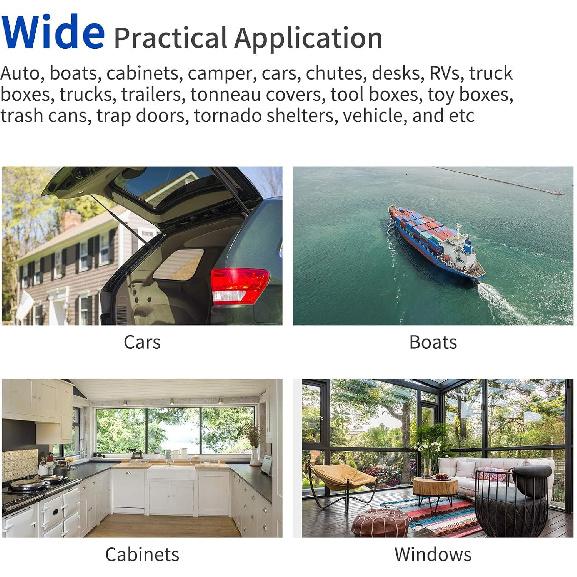 OTUAYAUTO YAQLS06 Угловые кронштейны крепления газовых упоров - Шаровая опора 10 мм с винтами (Пакет из 4)