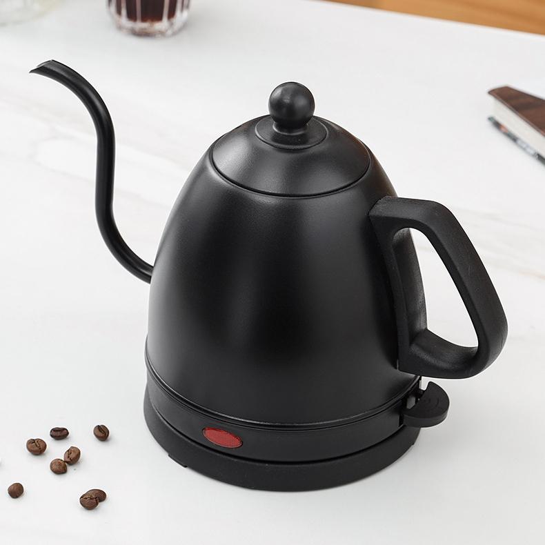 Stainlesss Steel Electric Kettle Hand Drip Coffee Thin 800ml Long Mouth Gooseneck Water Cooker Boiler Boiling Tea Pot Heater