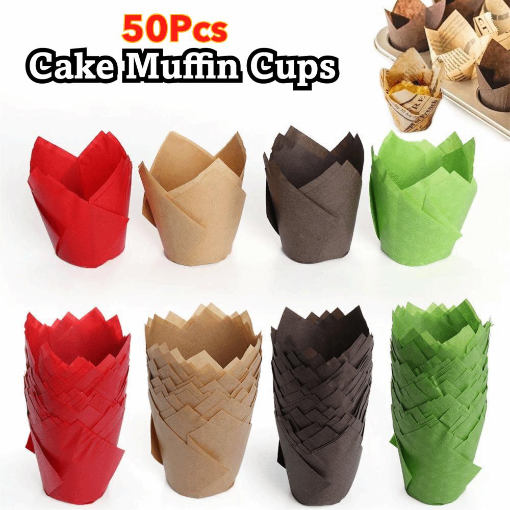 Bakeware Tulip Baking Cup Pastry Tools Cupcake Liners New Greaseproof Paper Party Supplies