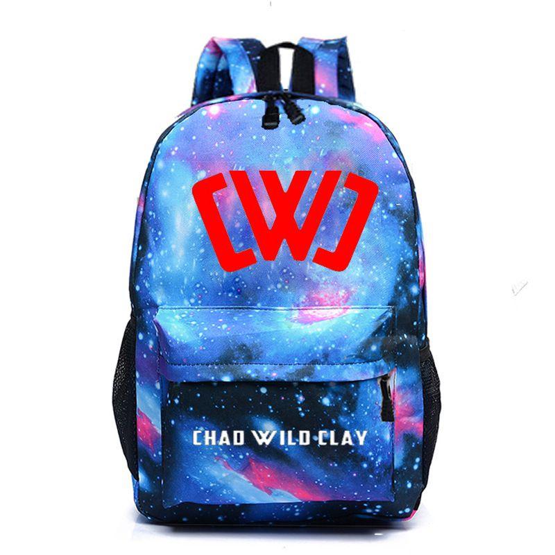 Модный детский рюкзак Chad Wild Clay для мальчиков с мягким отделением для ноутбука и расширяемым пространством