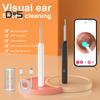 Беспроводная камера для удаления ушной серы WiFi, набор для чистки ушей, перезаряжаемый отоскоп, инструмент для удаления ушной серы для взрослых и детей, пищевой силиконовый наконечник для ушных палочек
