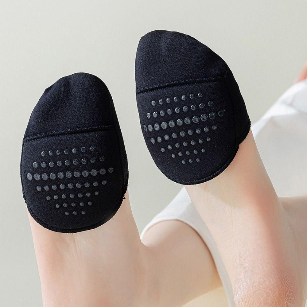 1 Pair Soft Half Feet Socks Silicon Boat Socks New Toe Socks
