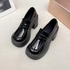 Luxury Women Loafers 2025 Spring British Style Platform mary jane heels Woman Japanese Uniform Lolita Shoes Women Nautical shoes