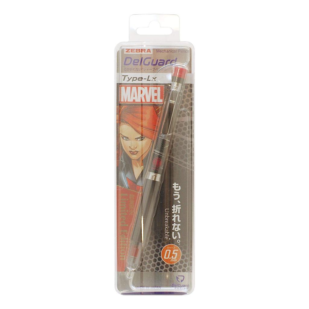 DelGuard x Marvel Тип MV2 Неломающийся грифель Lx0.5 [Черная вдова] P-M