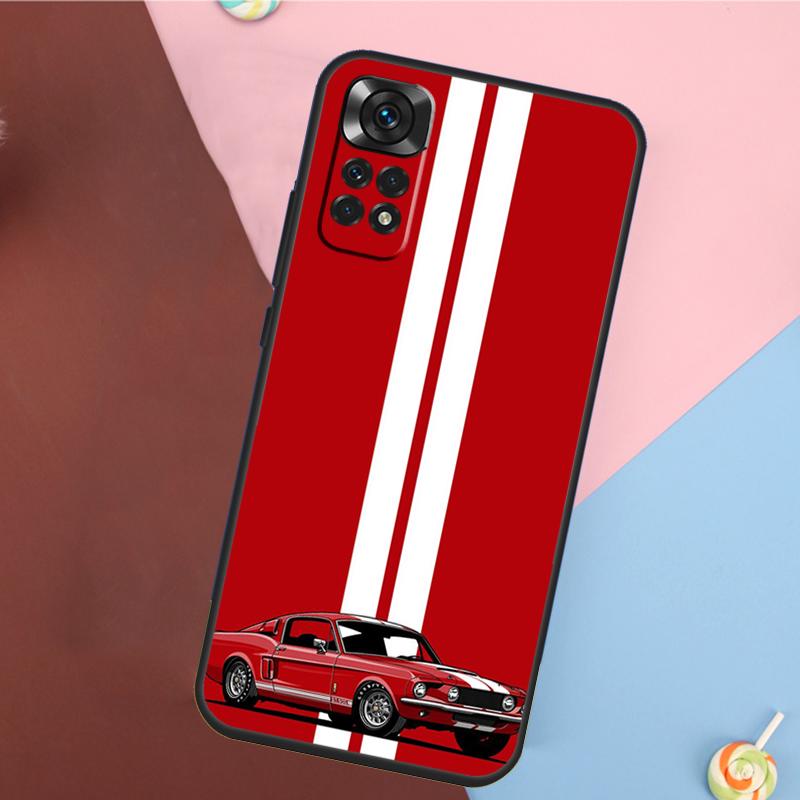Japan JDM Sports Car Case For Xiaomi Redmi Note 11 11S 10 10S 9 9S 12 Pro Redmi 12C 9C 10A 10C Soft Cover Shell