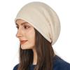 Women Cashmere Slouchy Beanie Hat Winter Thick Crimping Wool Knitted Warm Soft Skullies Beanies For Big Size For Lady Cap