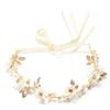 Women Floral Garland Bride Crystal Daisy Headwear Crown Headband Flower Hairband