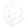 2 in 1 Desktop Stand Acrylic Transparent Save Space Wall Mounted Stand for Speaker