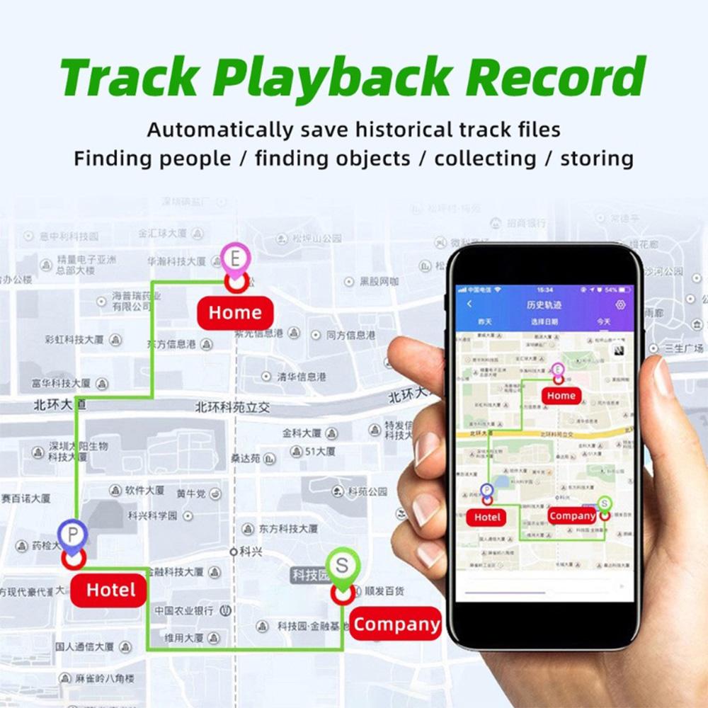 Мини-GPS-трекер для безопасности детей старшего возраста, микро-трекер местоположения, анти-потерянный сигнал тревоги, позиционер, умное приложение