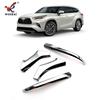 Для Toyota Highlander /CROWN KLUGER Накладка на стойку рамы зеркала заднего вида двери Углеродное волокно Аксессуары для экстерьера автомобиля
