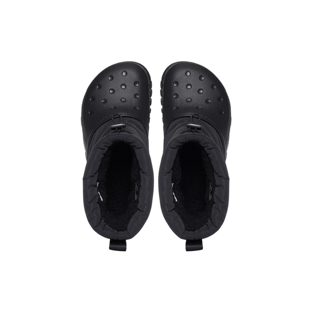 Crocs Duet Max Boot Leather Soft Comfortable Short Boots Unisex Boots Black 208773