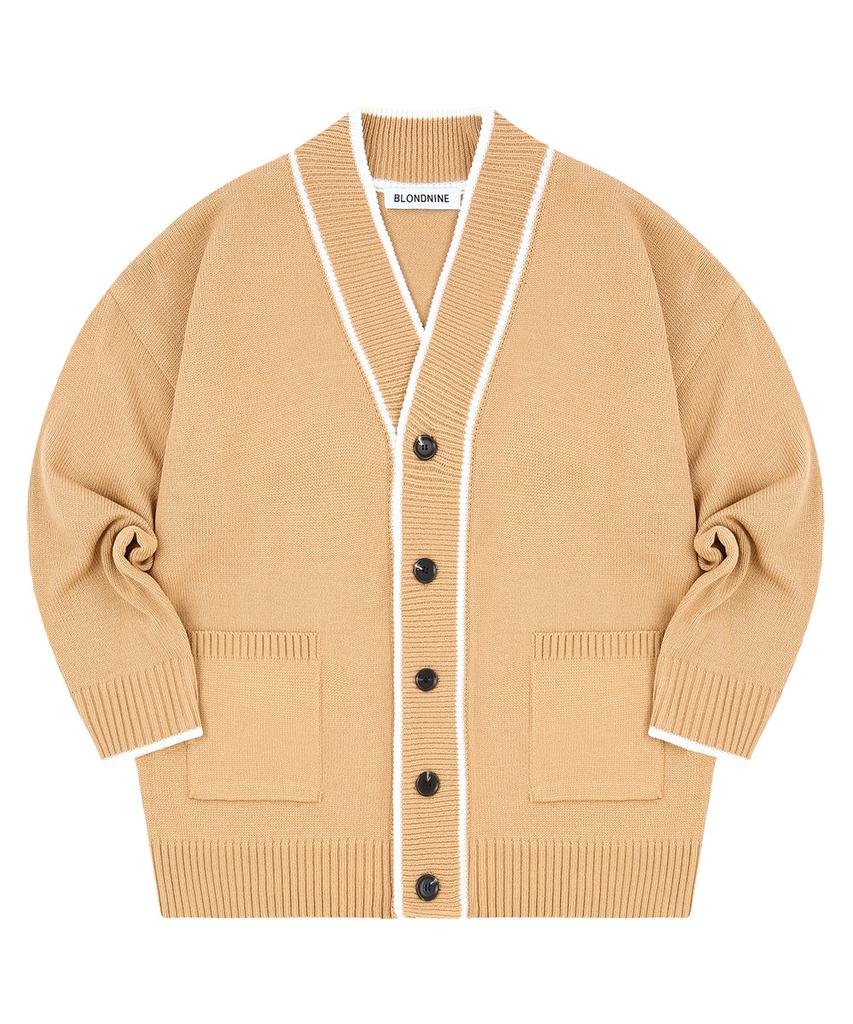 Вязаный кардиган Blond9 Coloration_Бежевый