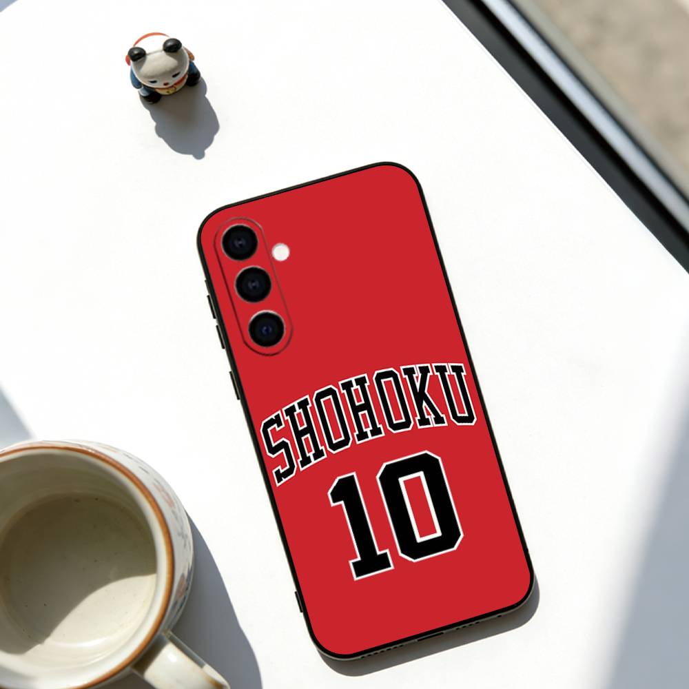 Hanamichi Sakuragi Phone Case For Samsung Galaxy A73,A72,A71,A70,A53,A52,A51,Soft Black Cover
