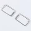 Для GWM Tank 300 2024 2024 A Pillar AC Air Outlet Vent Frame Ring Trim Interior Accessories Carbon Black Stainless Steel Decor