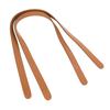 2Pcs Leather Bag Handles 25.6in Long 0.7in Wide Synthetic Leather Pure Color Handbag Strap for Repair Replacement