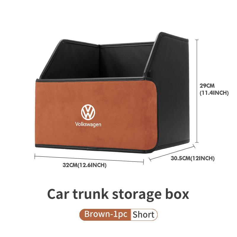 Car Trunk Organizer Box Tailbox Stowing Tidying Storage Bag For Volkswagen VW Scirocco Passat Polo B5 B6 B7 CC Tiguan Sharan