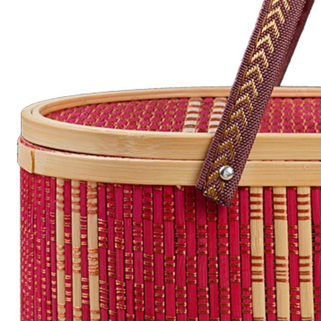 Woven Basket Food Storage Toiletries Holder Multifunctional Fruit Vegetable Grocery