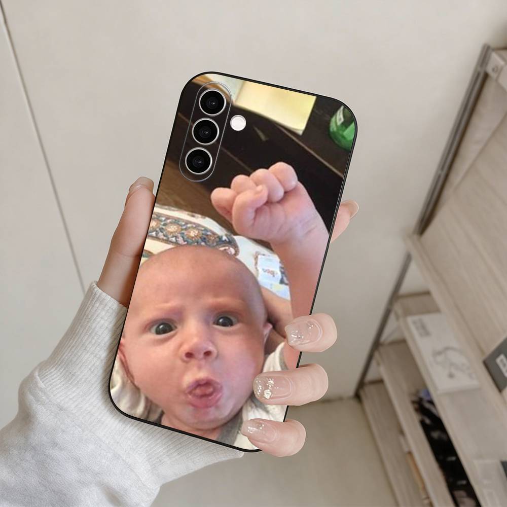 Случайный Ааа Чехол для телефона-малыша Для Samsung Galaxy A73,A72,A71,A70,A53,A52,A51,Другие Мягкий Черный Чехол