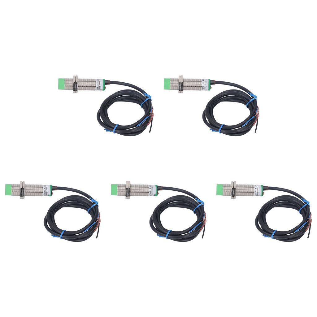 5 шт. Индуктивный датчик приближения PNP нормально открытый защита от короткого замыкания M18 бесконтактный переключатель 6‑36