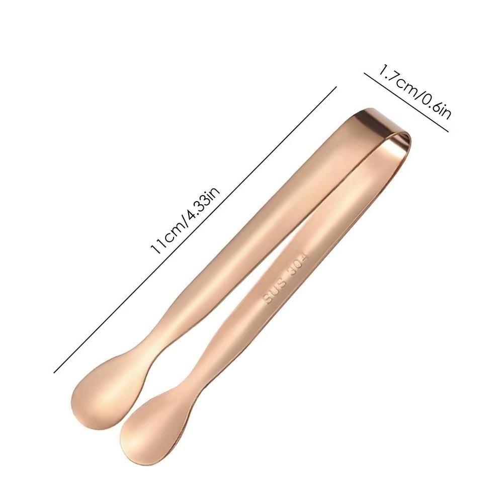 Thickened Sugar Cube Tongs Stainless Steel Ice Clamp New Snack Tongs for Bar Buffet Coffee Bar