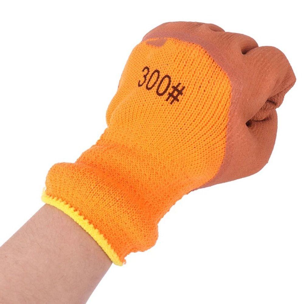 1 Pair Yellow Work Gloves Nitrile Pet Glove Safety Suppliers Protective Glove Work
