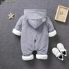 Thickened Cotton Baby Rompers: Autumn/Winter Collection