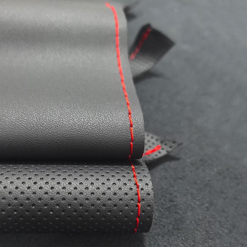 Car Steering Cover For Hyundai ix25 2014 2015 2016 Creta 2016 2017 UV Protection Anti-Aging Glossy Carbon Fiber Leather