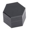 Mini Portable Billiard Chalk Case Hexagonal Pool Cue Chalk Box Holder Billiard Accessories Black