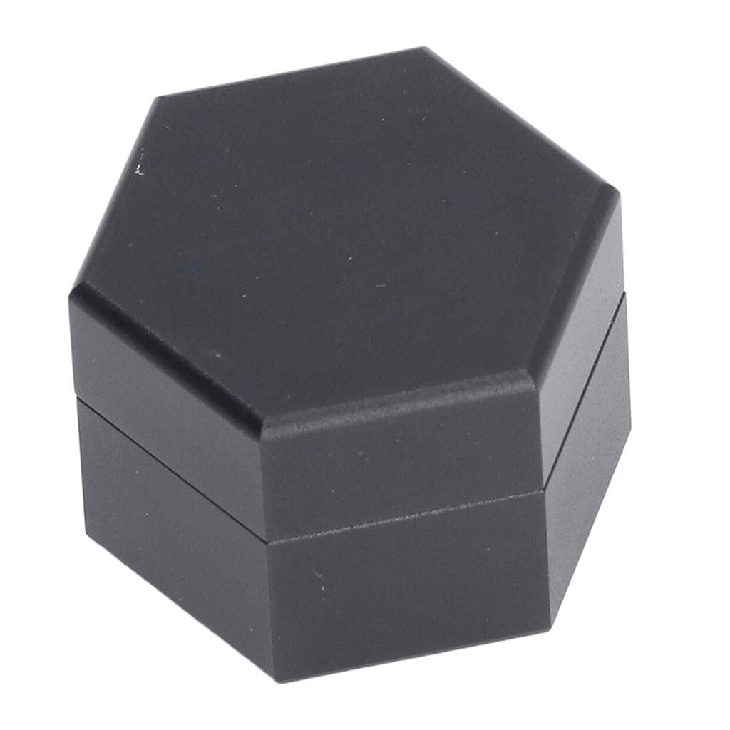 Mini Portable Billiard Chalk Case Hexagonal Pool Cue Chalk Box Holder Billiard Accessories Black