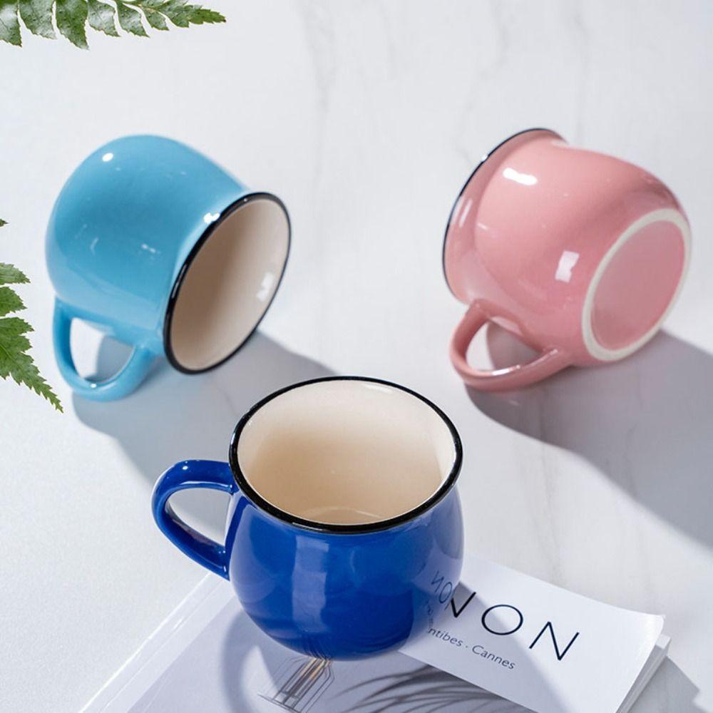 Nordic Ceramic Milk Cup 300/400ml Tea Cup Drinkware Coffee Mug Valentine's Day Present
