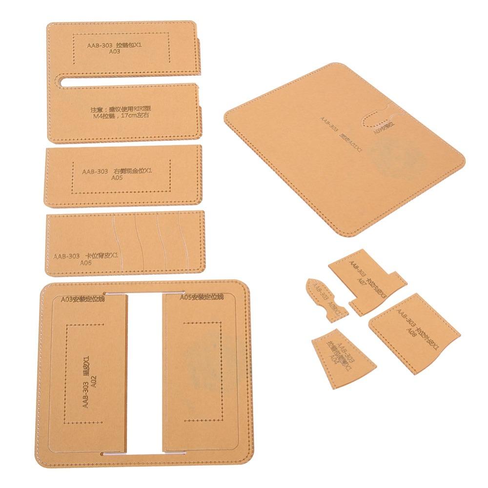 Transparent Purse Making Template Acrylic Wallet Stencil Leather Wallet Making Template Crafting