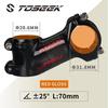 Toseek Stem MTB Carbon + Aluminum Mtb Handlebar Stem Bike Power 31 8mm Bicycle Handlebar Table 10 17 25 35 Degree Stem Bike Part