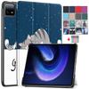 Cover For Xiaomi Pad 6 2023 Case 11 Inch Tablet Funda For Xiaomi MiPad 6 Pro Mi Pad 6 Pro Case Etui PU Leather Caqa + Stylus