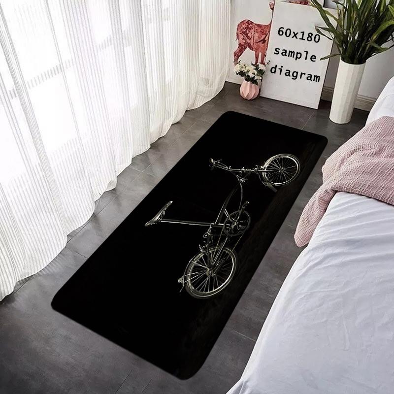 Foot Rug Welcome Floor Mat for Entryway Bicycle Bromptons Bath Hallway Carpet Kitchen Water Absorbed Rugs Fluffy Home Decor