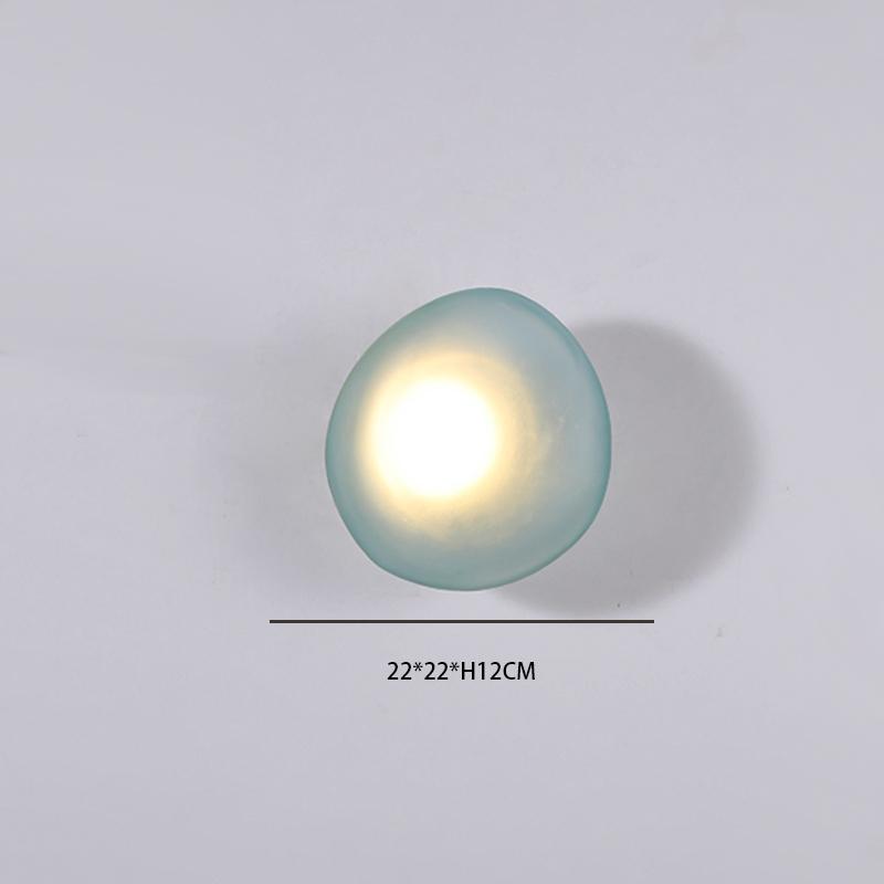 Скандинавская творческая личность ваби-саби небольшой настенный светильник в виде гальки простой кабинет гостиная настенный светильник для моделирования спальни кровать