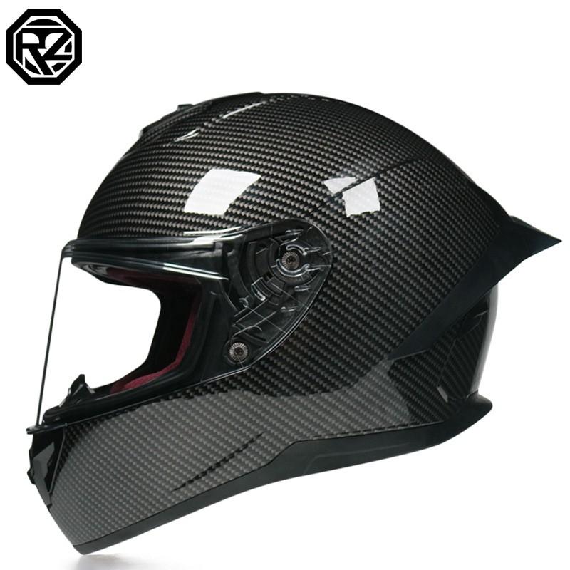 Full Face Motorcycle Helmet Men Women Winter Riding ABS Dual Visor Bluetooth Compatible Sport With Rear Wing