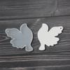 Flexible Silicone Dove Hanging Tag Molds Hanging Ornament Mold Suitable for Craft Baking Party Decor and Holiday Present