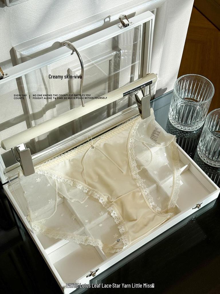 Сладкие и манящие кружевные трусики - Удобные, Чистые, Сексуальные, Антибактериальный дизайн из модальной сетки для женщин.
