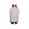 Sportswear Essentials Series Logo Embroidered Sports Knit Short Sleeve Dress Women Dresses Light-Purple CJ2243-511