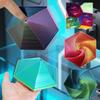 3D Printed Fractal Fidget Hexagon 7Cm Portable Playing Sensory Anti-Stress Toy Desktop Ornament Kid Toy Visual Surprise Toy Game