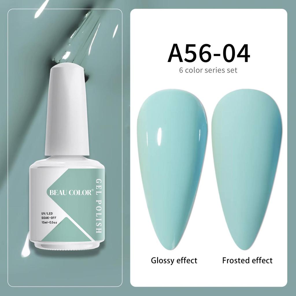 BEAU COLOR 15 мл пастельных цветов гель-лак для ногтей коллекция УФ/светодиодный лак гель для дизайна ногтей для профессионального маникюрного салона