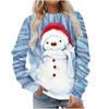 Women's Christmas Trend Fashion Casual Loose Long Sleeve Top Sweater Women's Sweater