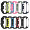 R220 Watch Strap Breathable Sweat-proof Sports Watch Band with Movement Frame for Samsung Galaxy Fit2