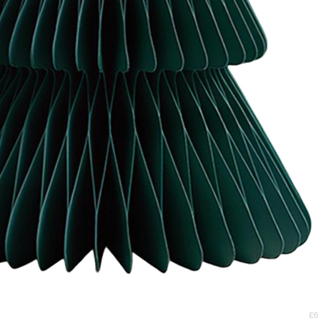 Бумажный декор Рождественской елки 3D Соты Современное декоративное украшение Настольное