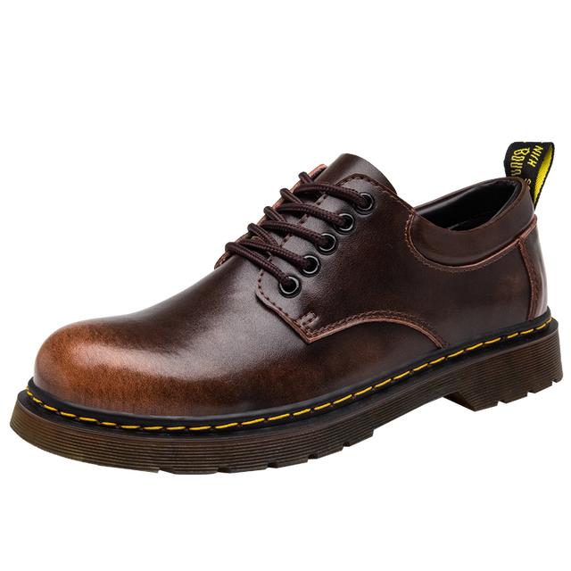 Мужская роскошная повседневная обувь из натуральной кожи высокого качества для отдыха, удобная внутри, трендовая модная обувь ручной работы, размер