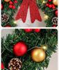 Festive Red Berry & Colorful Ball Christmas Wreath Door Hanger for Hotel, Mall, and Shop Displays